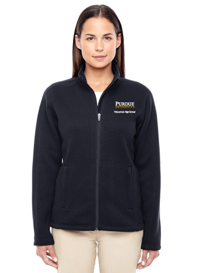 Devon & Jones Ladies' Bristol Full-Zip Sweater Fleece Jacket Devon & Jones Ladies' Bristol Full-Zip Sweater Fleece Jacket